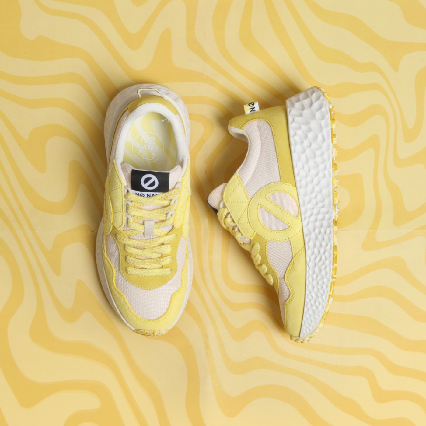 CARTER ICE CREAM  - SUEDE/KNIT/SUED - YELLOW/VANILLA SCENT